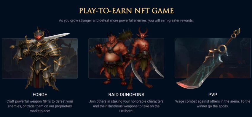Cryptoblades gameplay